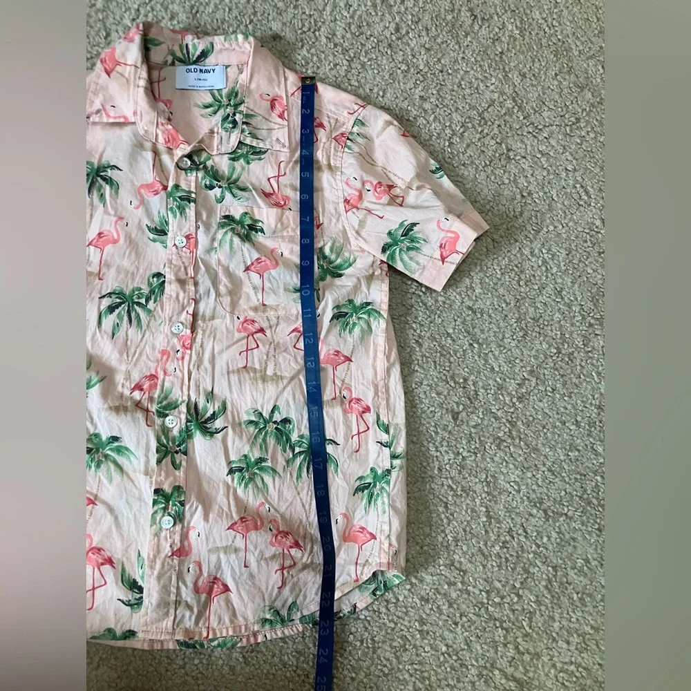 Boy’s Tropical Flamingo Shirt